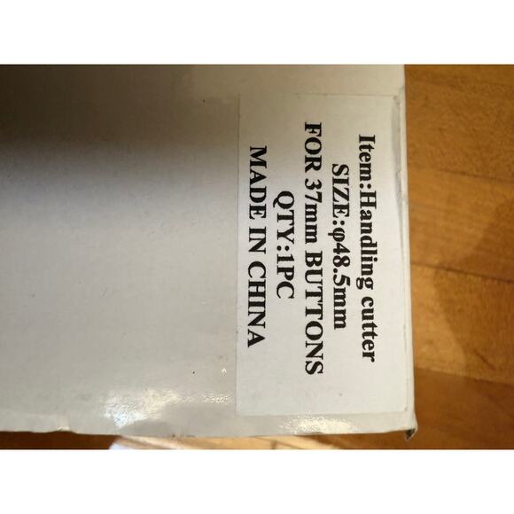 Handling Paper Cutter for 37mm buttons (48.5mm size) for buttons, scrapbook - Picture 2 of 4